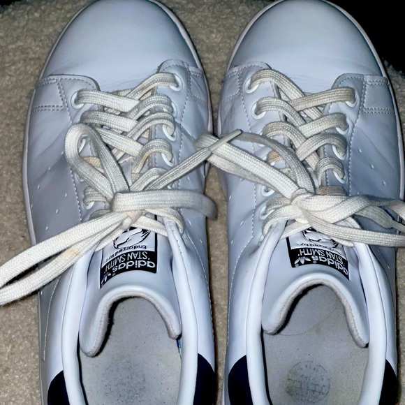 Dark Blue Adidas Stan Smiths - Picture 3 of 7